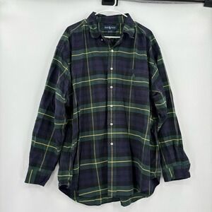 Ralph Lauren big cotton plaid button down long sleeve xxl